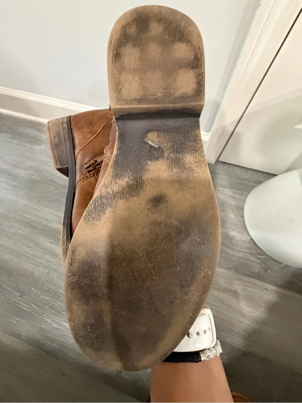 Madden Girl “Christy” Brown Mid-Calf Buckle Riding Boots
